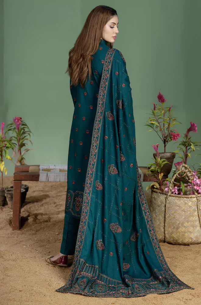 Mp3316 - Mohagni - Winter 3PC Dhanak Embroidered Suit