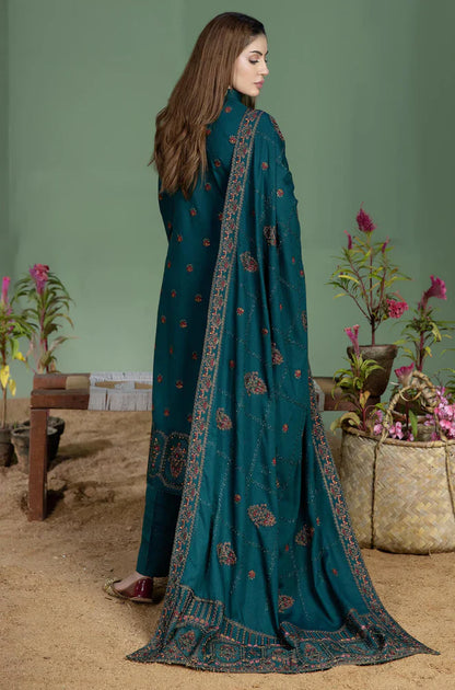 Mp3316 - Mohagni - Winter 3PC Dhanak Embroidered Suit