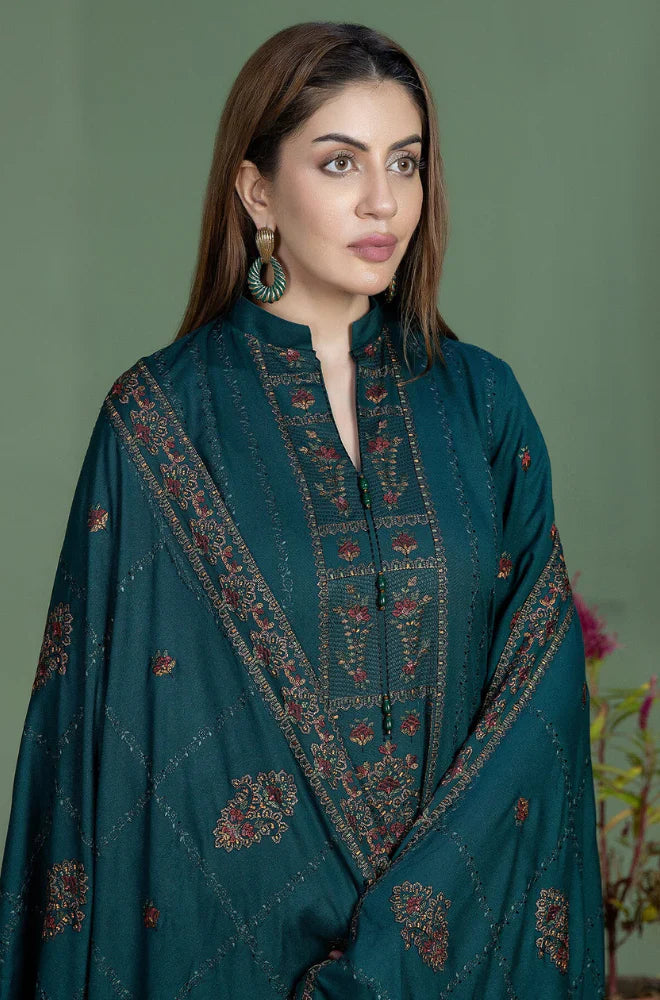 Mp3316 - Mohagni - Winter 3PC Dhanak Embroidered Suit