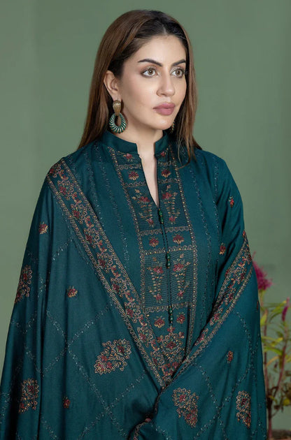 Mp3316 - Mohagni - Winter 3PC Dhanak Embroidered Suit