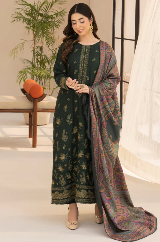 Mp3380 - Mohagni - Winter 3PC Dhanak Embroidered Suit