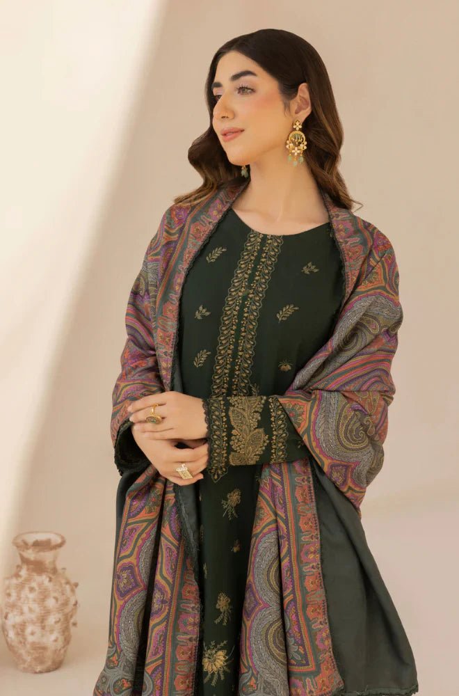 Mp3380 - Mohagni - Winter 3PC Dhanak Embroidered Suit