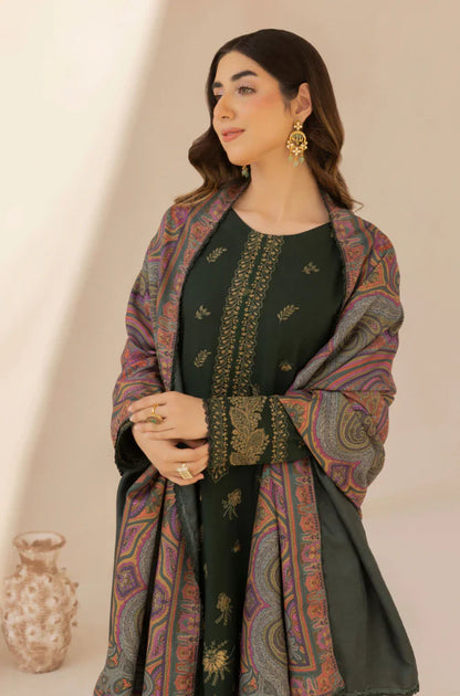 Mp3380 - Mohagni - Winter 3PC Dhanak Embroidered Suit