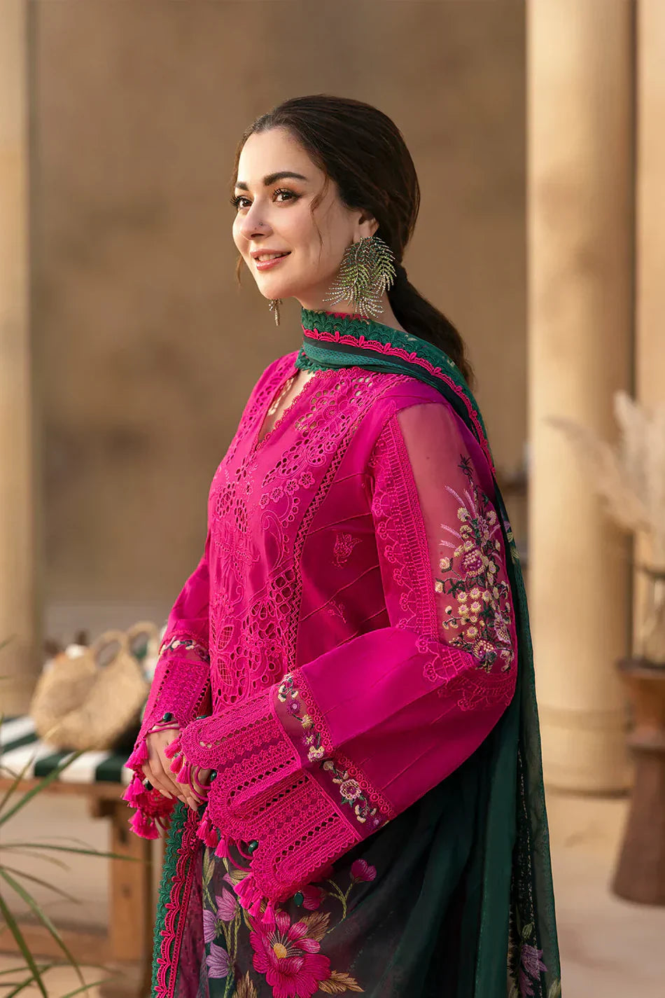 MP1180 - SOBIA NAZIR - Summer 3PC Lawn ChickenKari Embroidered Suit