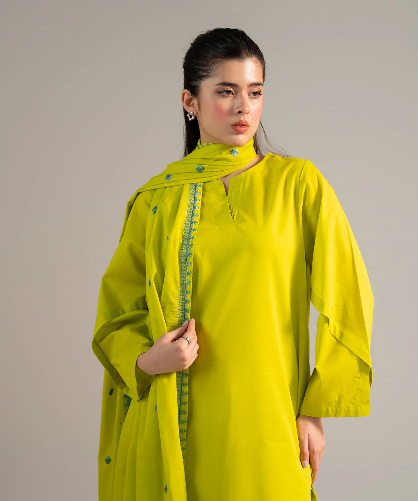 MP1232 - Sapphire - Summer - 3PC Lawn Embroidered Suit