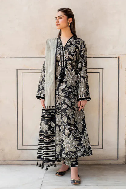 MP950- Baroque Winter 3PC Karandi Printed Suit