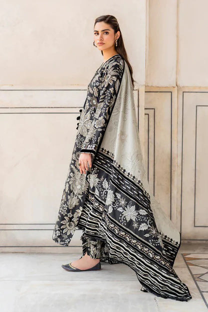 MP950- Baroque Winter 3PC Karandi Printed Suit