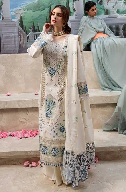 MP1074 - QalamKar - 3PC Lawn ChickenKari Embroidered Suit - Rs.11,000.00 Rs.5,999.00