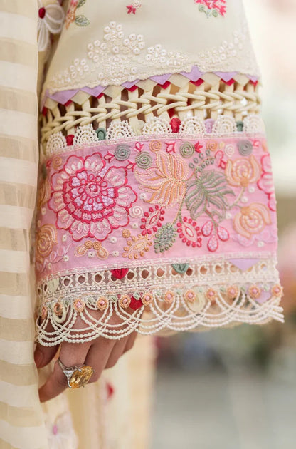 MP1101 - Qalamkar - Summer 3PC Lawn Embroidered Suit KP1101