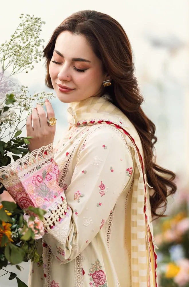 MP1101 - Qalamkar - Summer 3PC Lawn Embroidered Suit KP1101