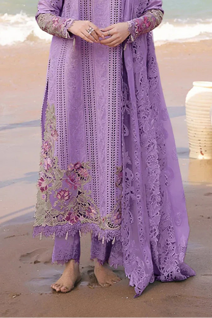 MP1079 Qalamkar - 3PC Lawn Chikenkari Embroidered Shirt -  Rs.11,000.00 Rs.6,499.00