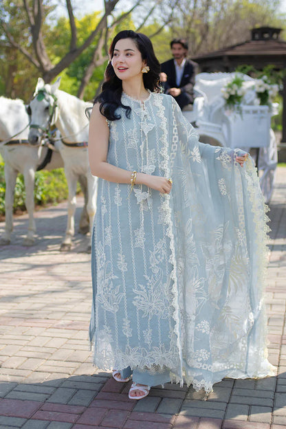 MP1200 - SUMMER 3PC Lawn ChickenKari Embroidered Suit