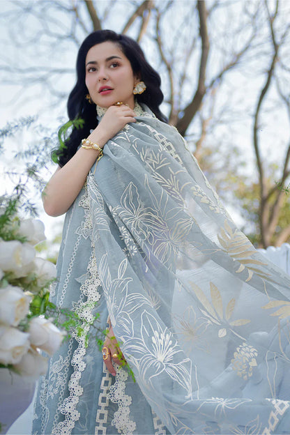 MP1200 - SUMMER 3PC Lawn ChickenKari Embroidered Suit