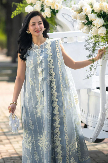 MP1200 - SUMMER 3PC Lawn ChickenKari Embroidered Suit