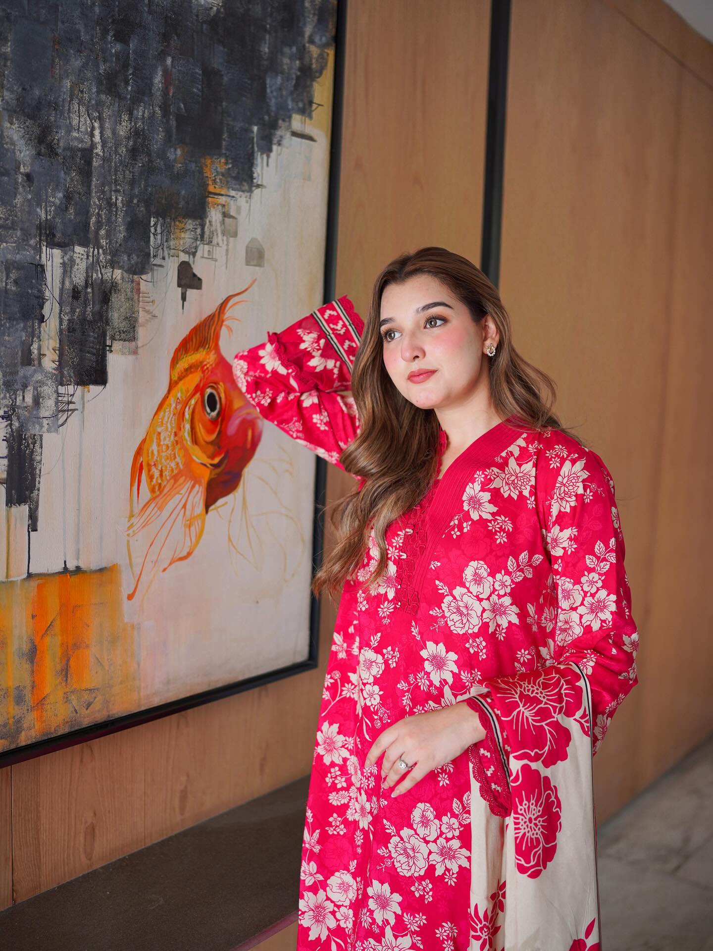 MP33416-Sapphire - Winter 3PC Karandi Digital Print Dress