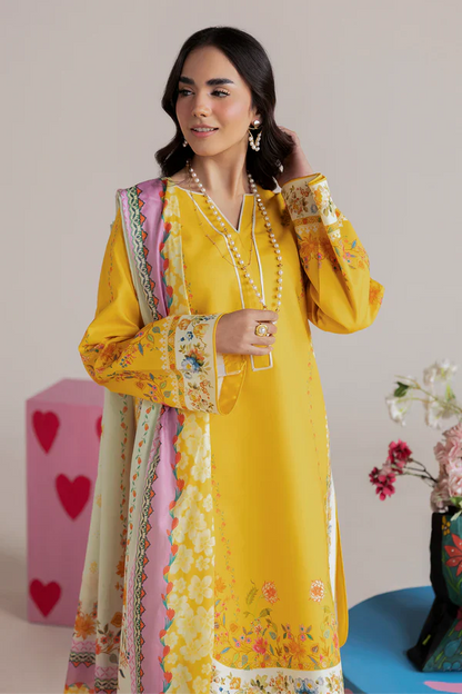 MP1195 - Summer - 3PC Lawn Digital Print Dress
