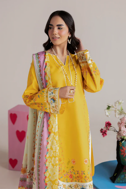 MP1195 - Summer - 3PC Lawn Digital Print Dress
