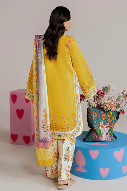 MP1195 - Summer - 3PC Lawn Digital Print Dress