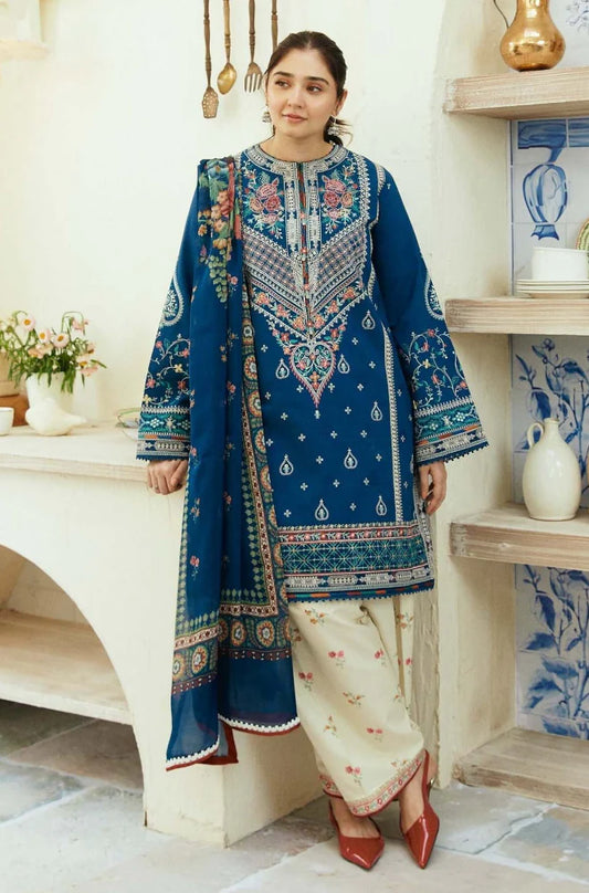 MP1196 - Summer-3PC Lawn Embroidered Suit