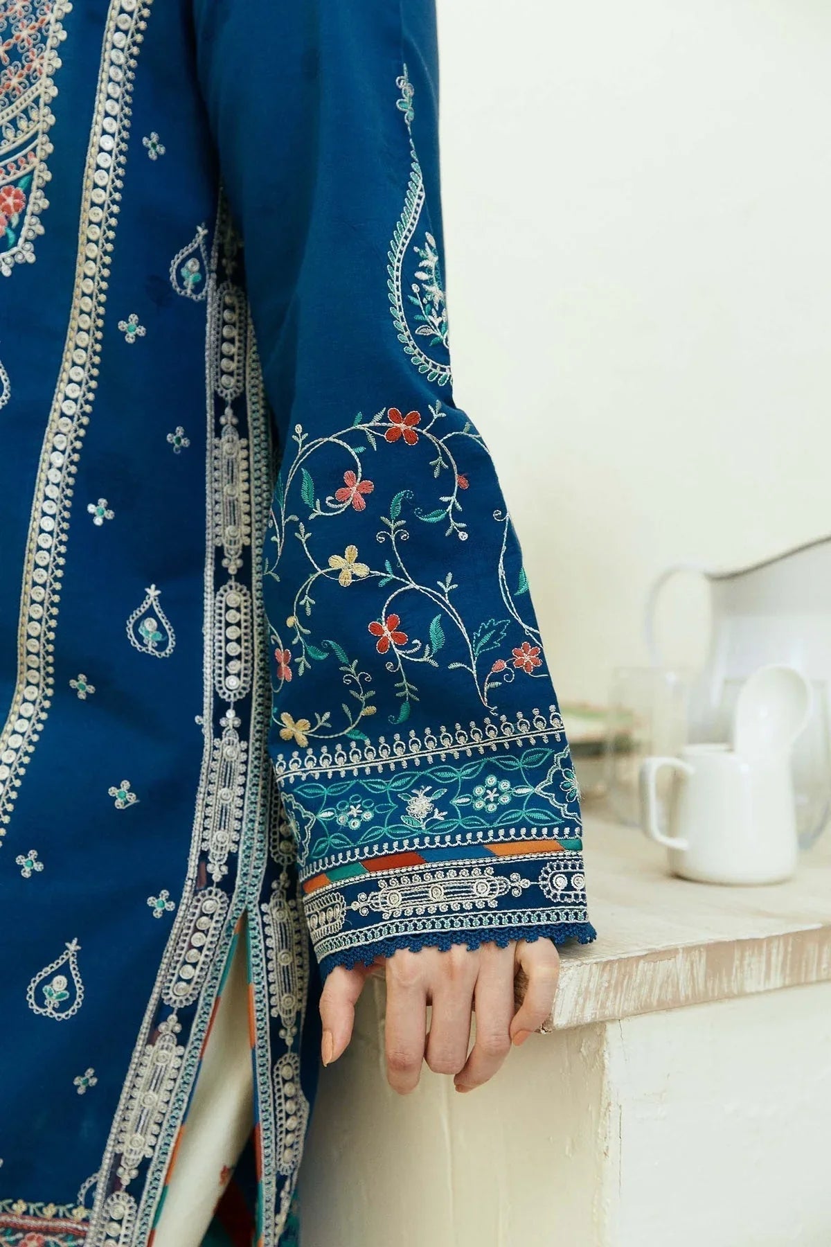 MP1196 - Summer-3PC Lawn Embroidered Suit