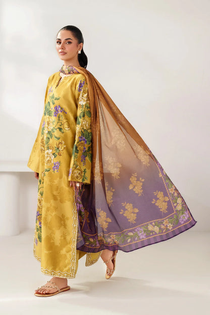 MP1190 - Summer 3PC Lawn Digital Print Dress