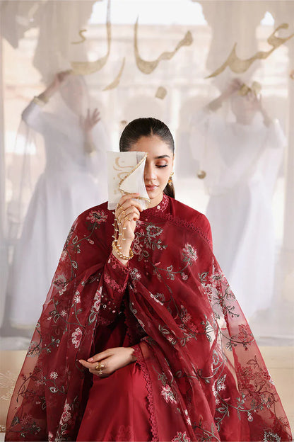 MP1176 - Dure Fishan - Summer 3PC Lawn Embroidered Suit