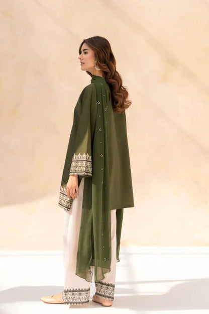 MP1183 - Sapphire - Summer 3PC Lawn Embroidered Suit