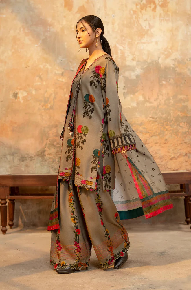 MP33134 - Charizma - Winter 3PC Karandi Digital Print Dress