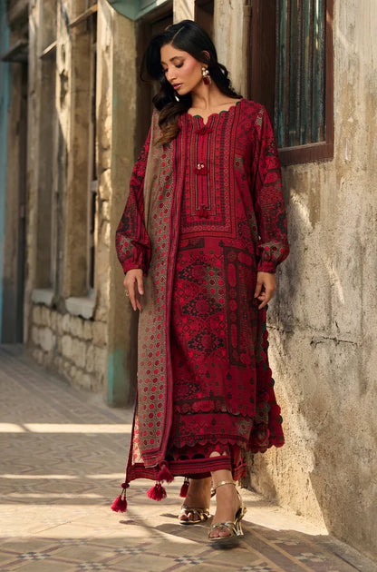 MP33135 - Charizma - Winter 3PC Karandi Digital Print Dress