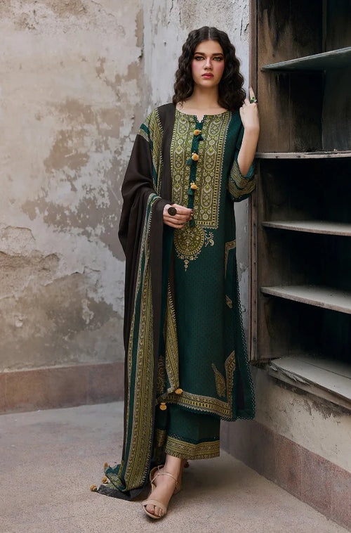 MP33136 - Charizma - Winter 3PC Karandi Digital Print Dress