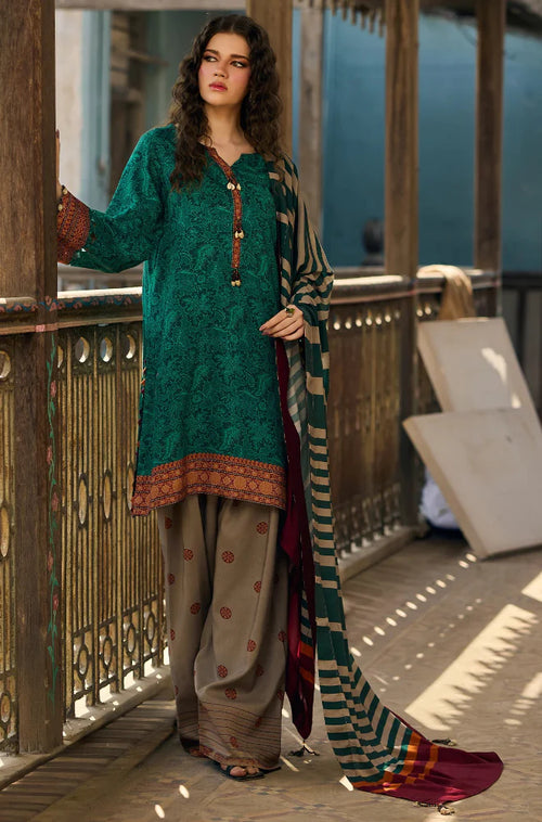 MP33137 - Charizma - Winter 3PC Karandi Digital Print Dress
