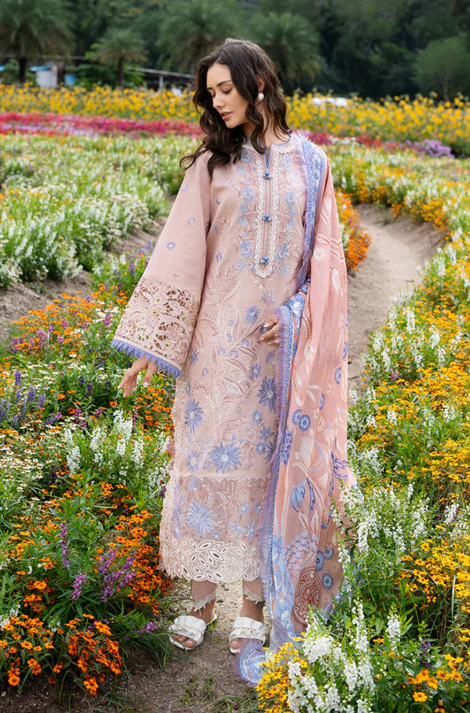 MP1214 - Mushq - SUMMER 3PC Lawn ChickenKari Embroidered Suit-