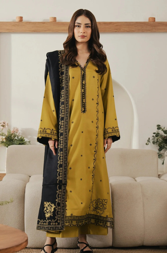 MP33133 - Maliha winter  Embroidered Dhanak Unstitched 25
