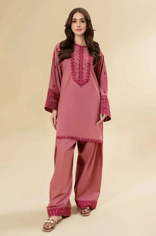 MP3371 -  Lazuli - Winter 2PC Dhanak Embroidered Suit