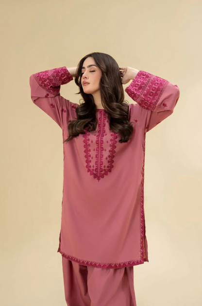 MP3371 -  Lazuli - Winter 2PC Dhanak Embroidered Suit