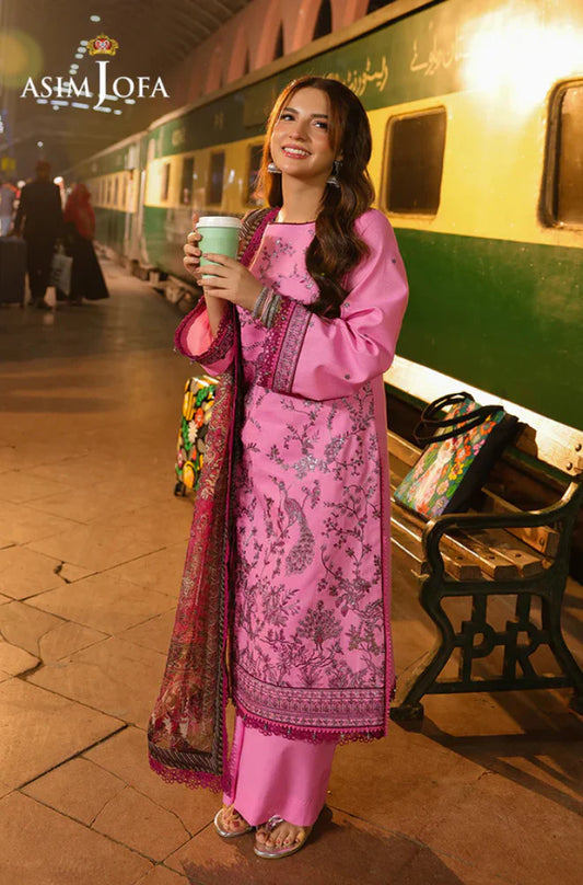 1146 - Asim Jofa - Summer 3PC Lawn Embroidered Suit