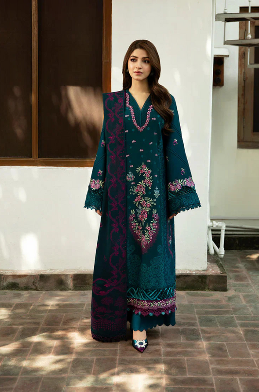 MP3345 Sobia Nazir - Winter 3PC Dhanak Embroidered Suit