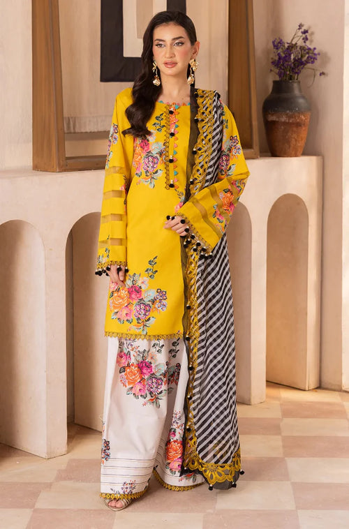 MP1161 - Charizma - Summer 3PC Lawn Digital Print Dress