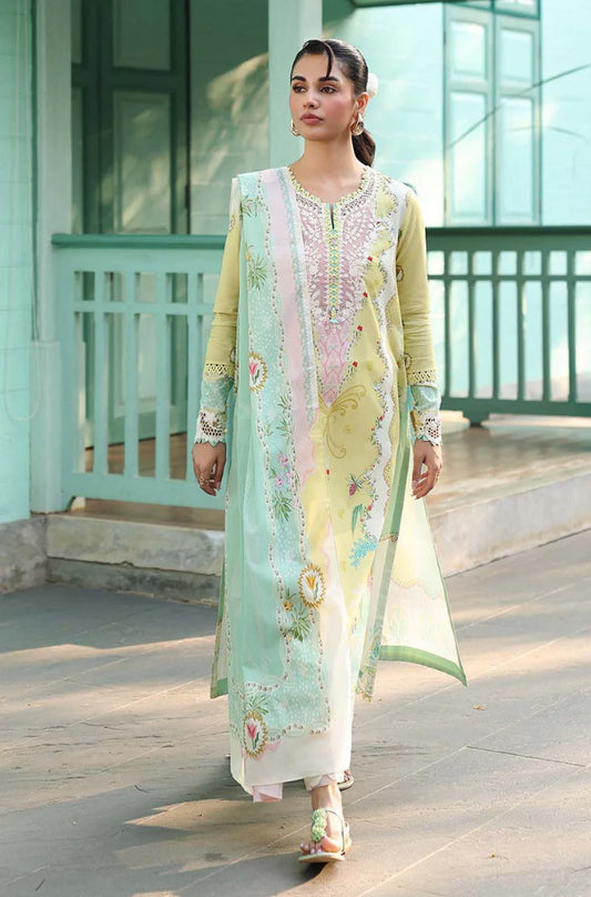 MP1162 - Qalamkar - Summer 3PC Lawn Digital Print Dress