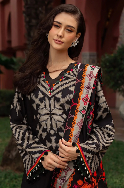MP3391 Winter 3PC Dhanak all over Printed Suit