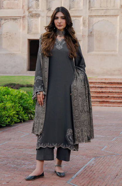 MP33403 - 3 Piece Unstitched Embroidery Dhanak