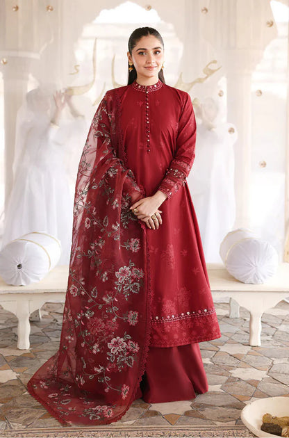 MP1176 - Dure Fishan - Summer 3PC Lawn Embroidered Suit