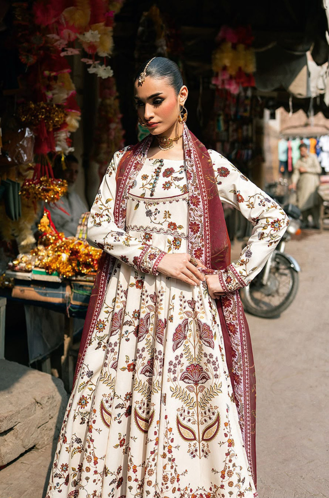 MP1233 - Shagna - Summer Lawn Digital Printed Frock 3pc
