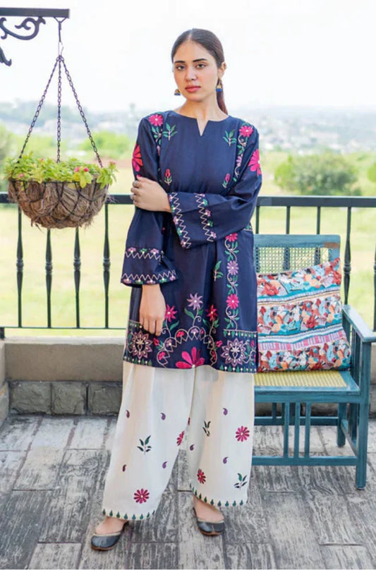 MP1127 - URGE - Summer 2PC Lawn Embroidered Suit