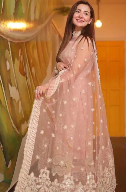 MP979 - Faiza Saqlain - 3PC Embroidered Lawn Suit