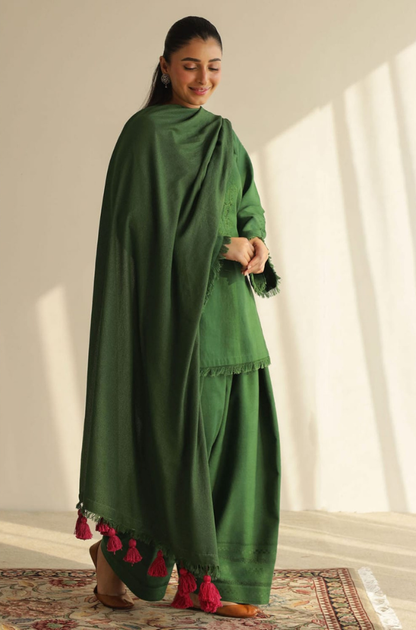 MP1301 - Maliha - Winter 3pc Embroidered Suit