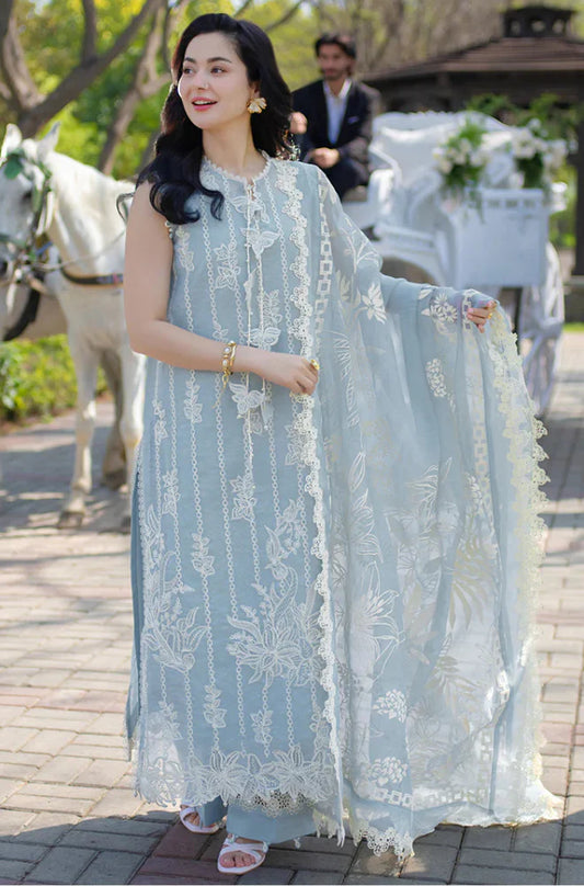 MP1200 - SUMMER 3PC Lawn ChickenKari Embroidered Suit