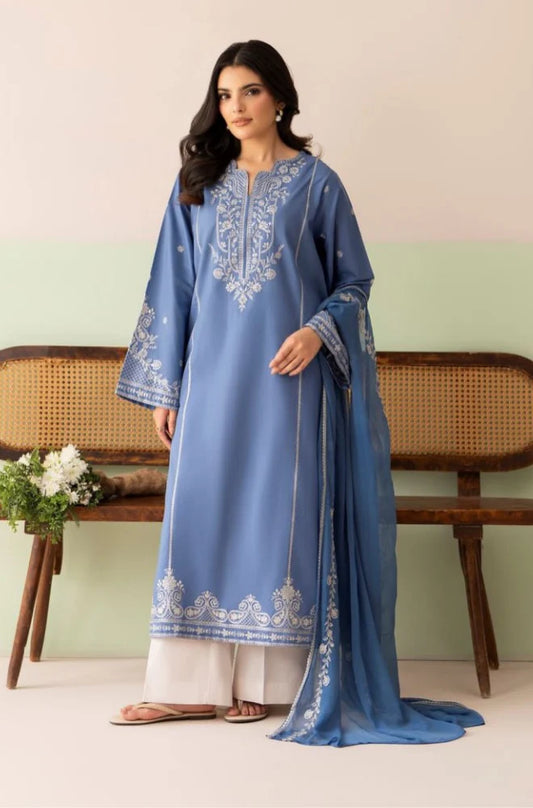MP1206 - Cross Stitch - Summer-3PC Lawn Embroidered Suit