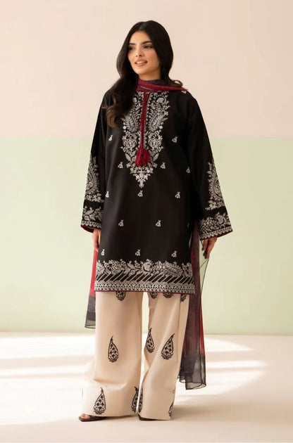 MP1208 - Baroque - Summer-3PC Lawn Embroidered Suit
