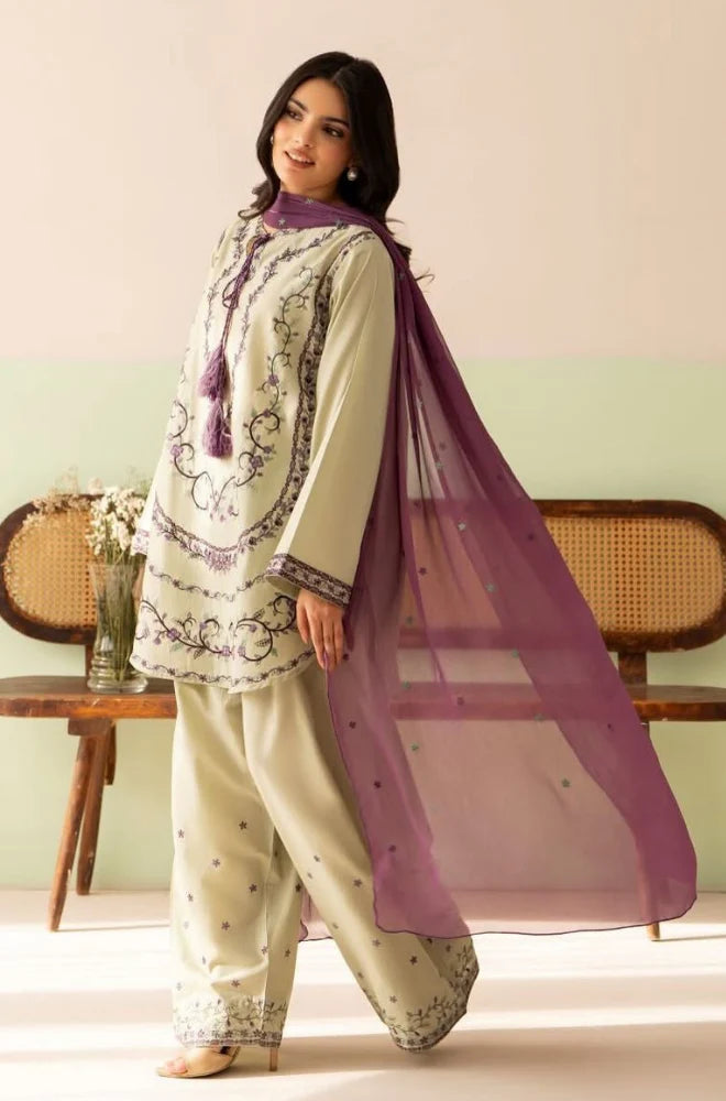MP1210 - Baroque - Summer-3PC Lawn Embroidered Suit